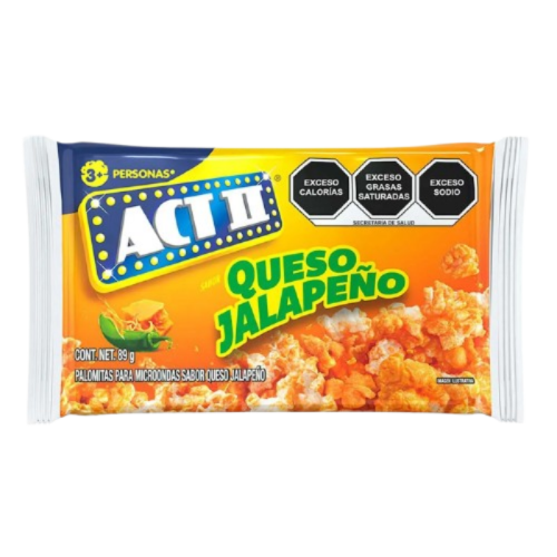 ACT ll queso jalapeño 89g